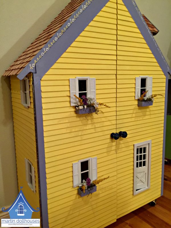Front of Barbie doll house from Martin Dollhouses