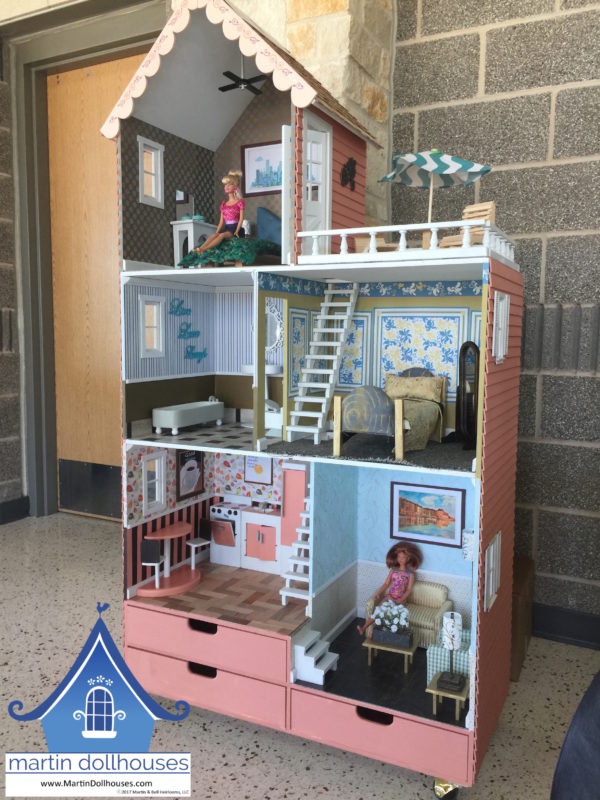 Barbie wooden townhouse donated