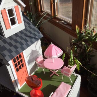 Wooden Barbie Country Dollhouse Patio